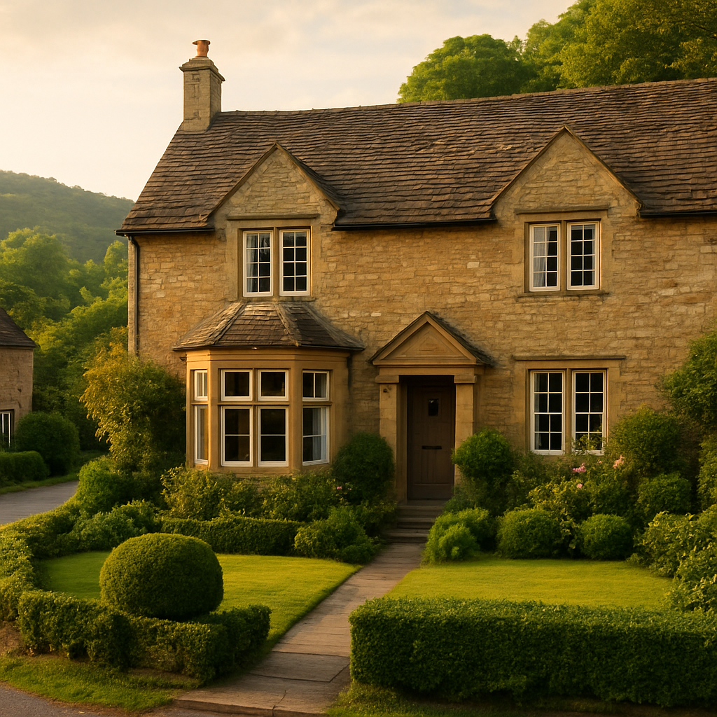 A traditional stone village home in Marple Bridge